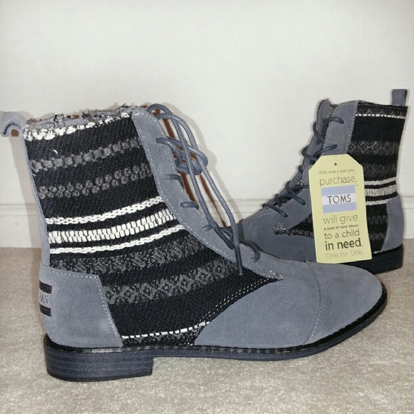 TOMS Shoes - TOMS Gray Boots