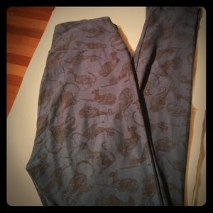 LuLaRoe OS Black Cat 🐱 Leggings Halloween