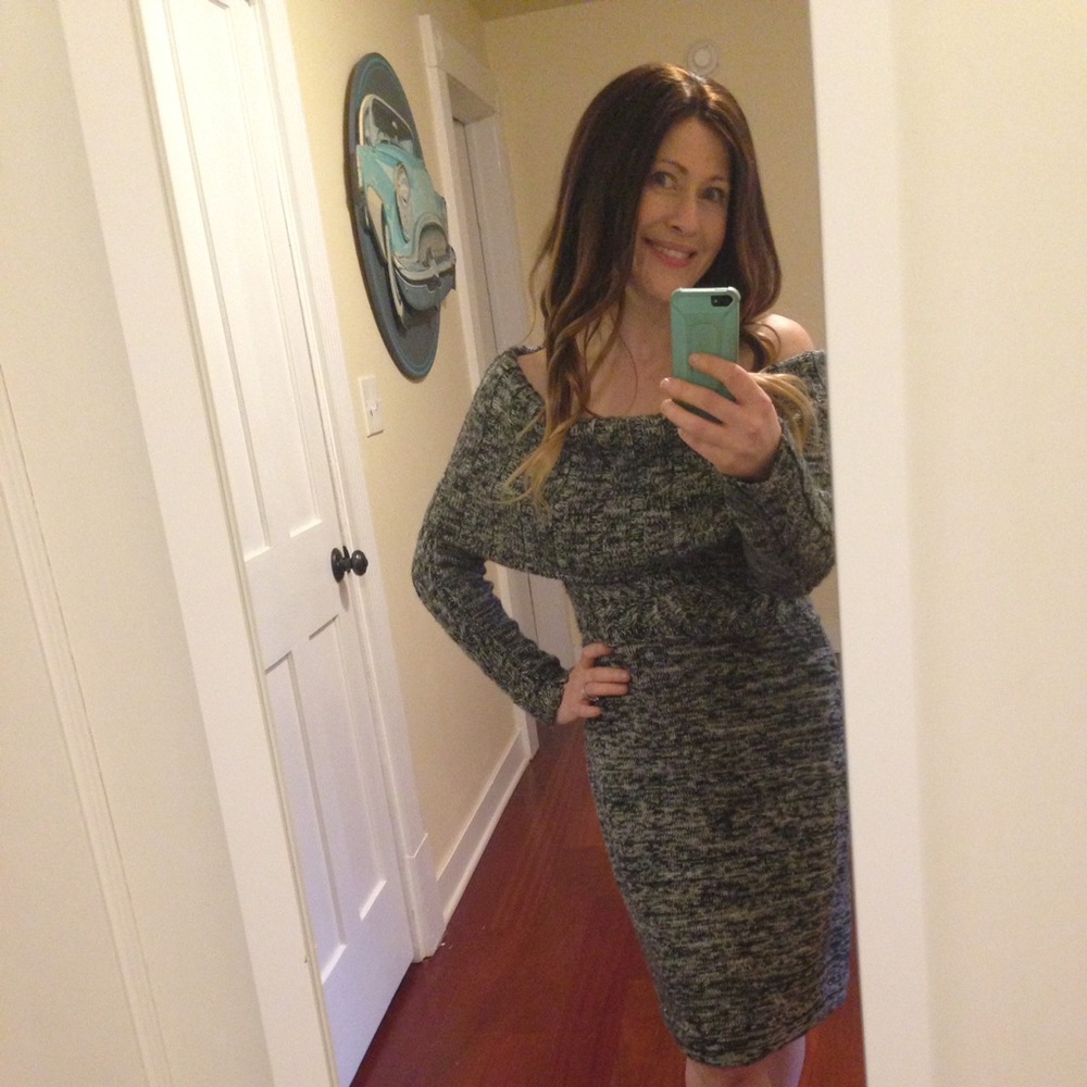 Final price! Maggy London Merino Wool Sweaterdress