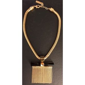 Vince Camuto Short Statement Fringe Necklace