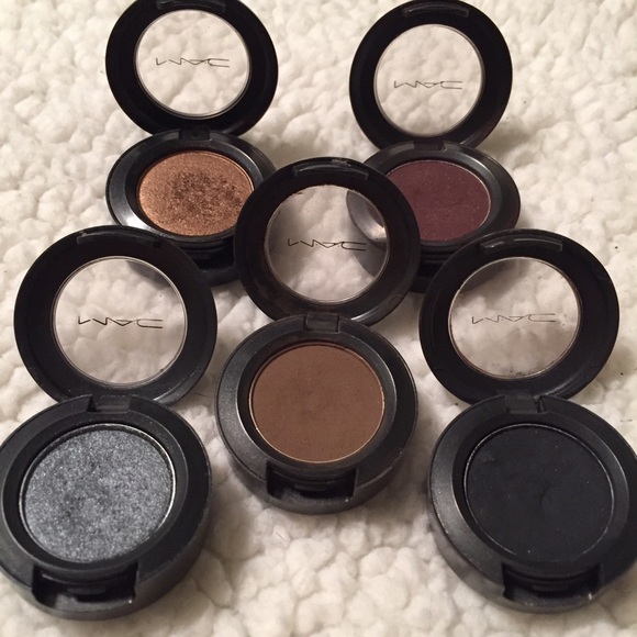 MAC Cosmetics Other - Bundle of used Mac eyeshadow. Lots of color left!