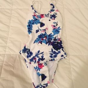 Brand new size small floral swimsuit