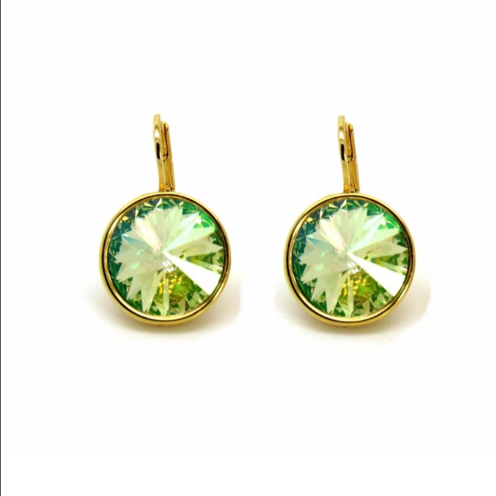 Green earrings