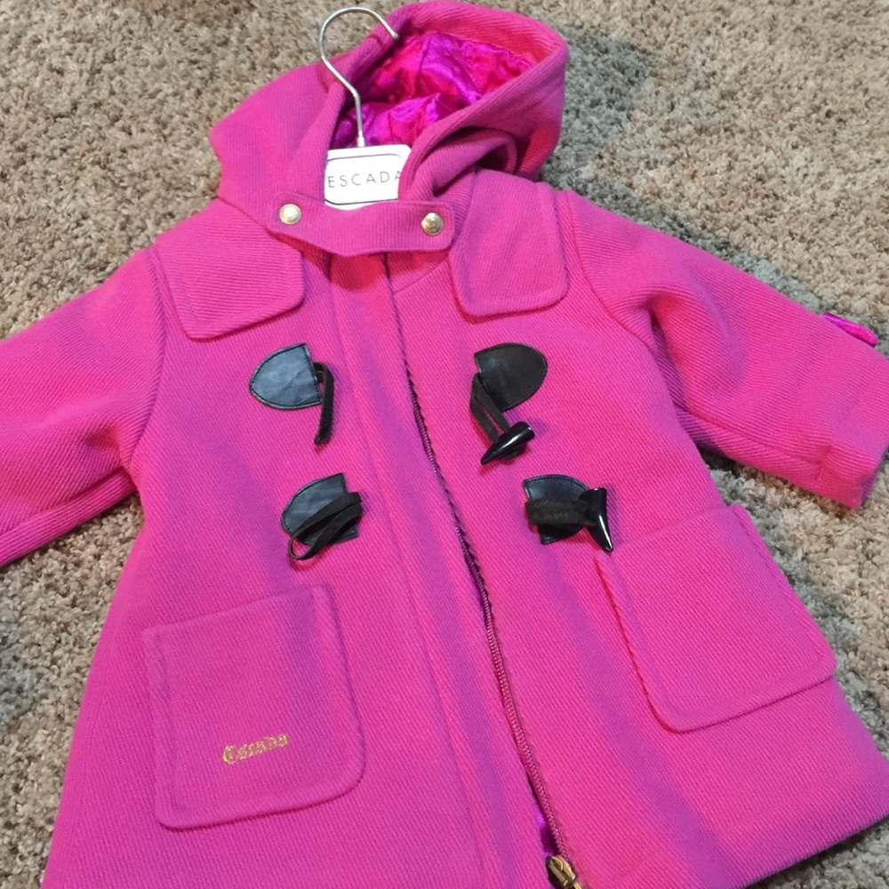 Escada, baby girl coat. Size 9 M