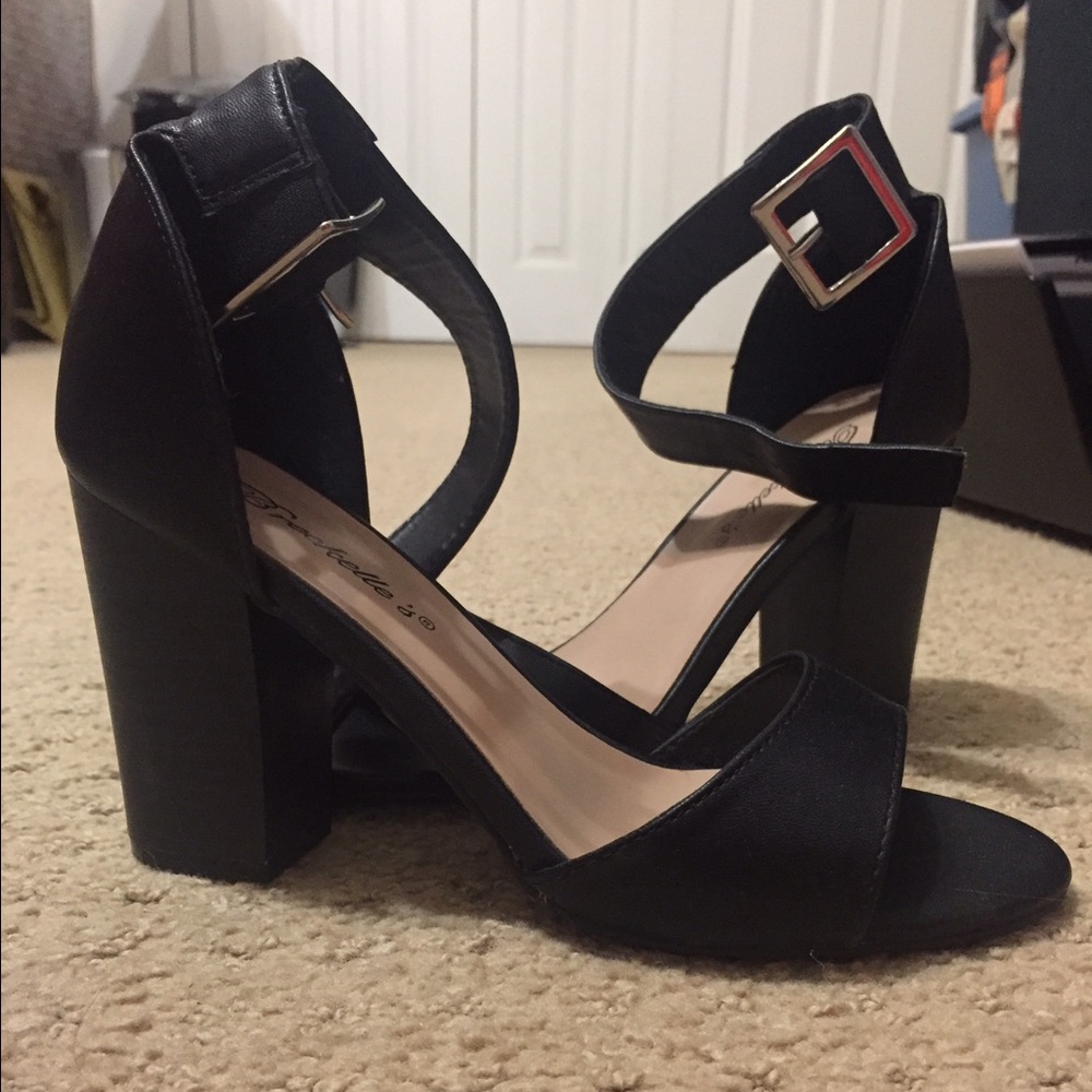 Strappy Black Sandals