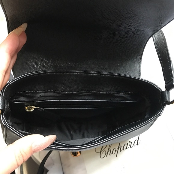 Calvin Klein Black Saffiano Leather Crossbody Bag - Picture 4 of 4