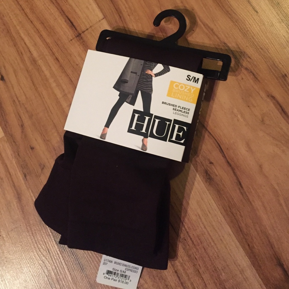HUE Espresso Brushed Leggings