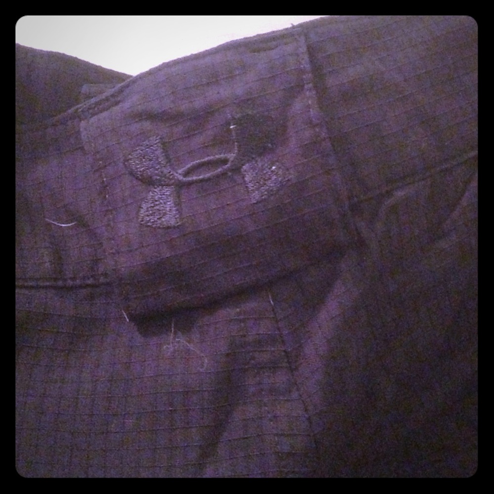 Men's Black Under Armour Golf Short