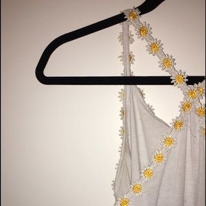 LA hearts sunflower tank top