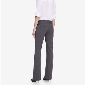 Low Rise Flare Wide Waistband Editor Pant