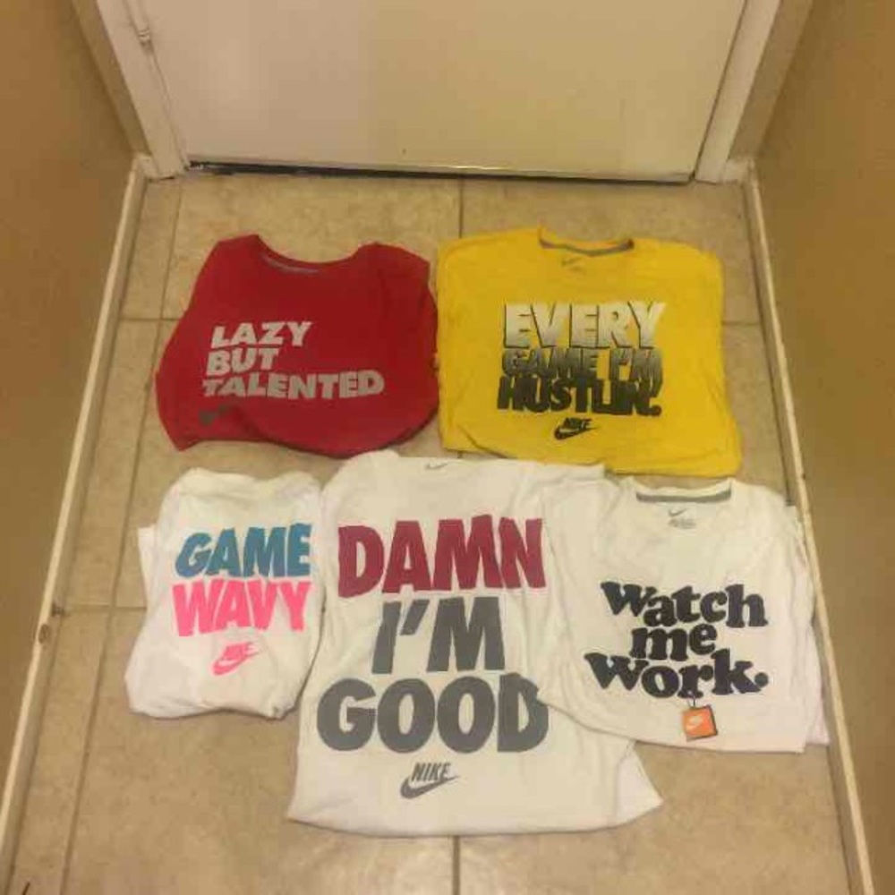 NIKE T SHIRTS BUNDLE