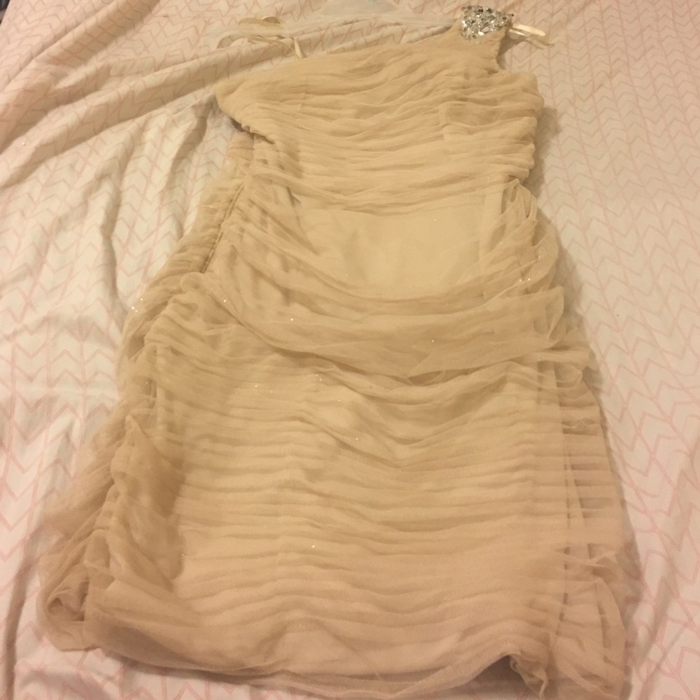 Champagne gold dress