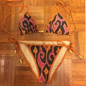 Victoria Secret bamboo swirl bikini