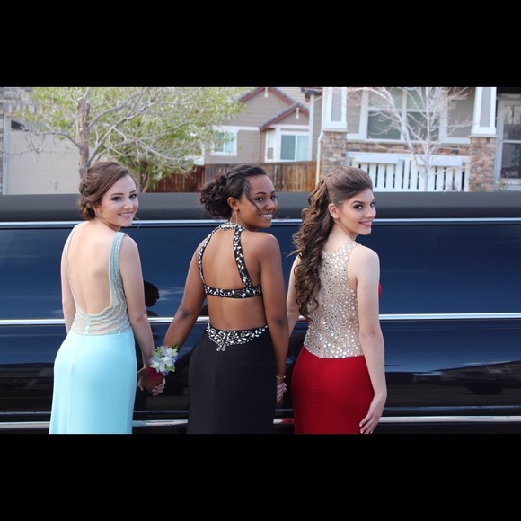 Red Jovani dress - Picture 2 of 4