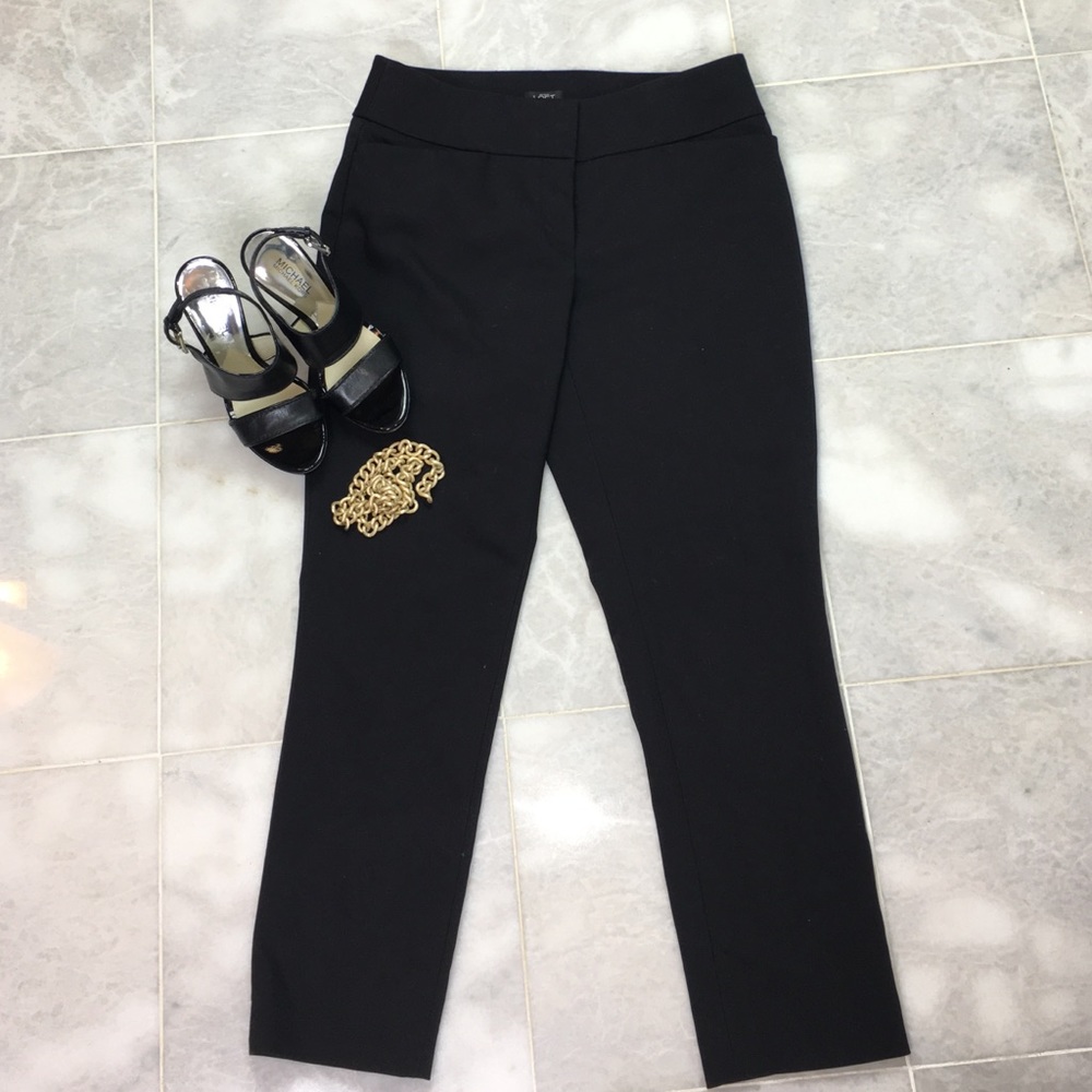 Black, Ann Taylor, Julia straight cut pants size 6