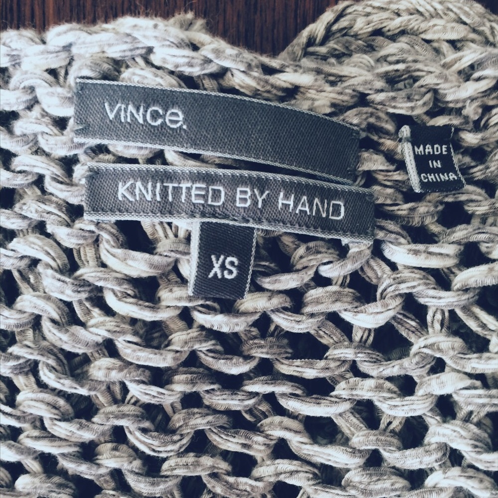 Vince Hand Knit Sweater