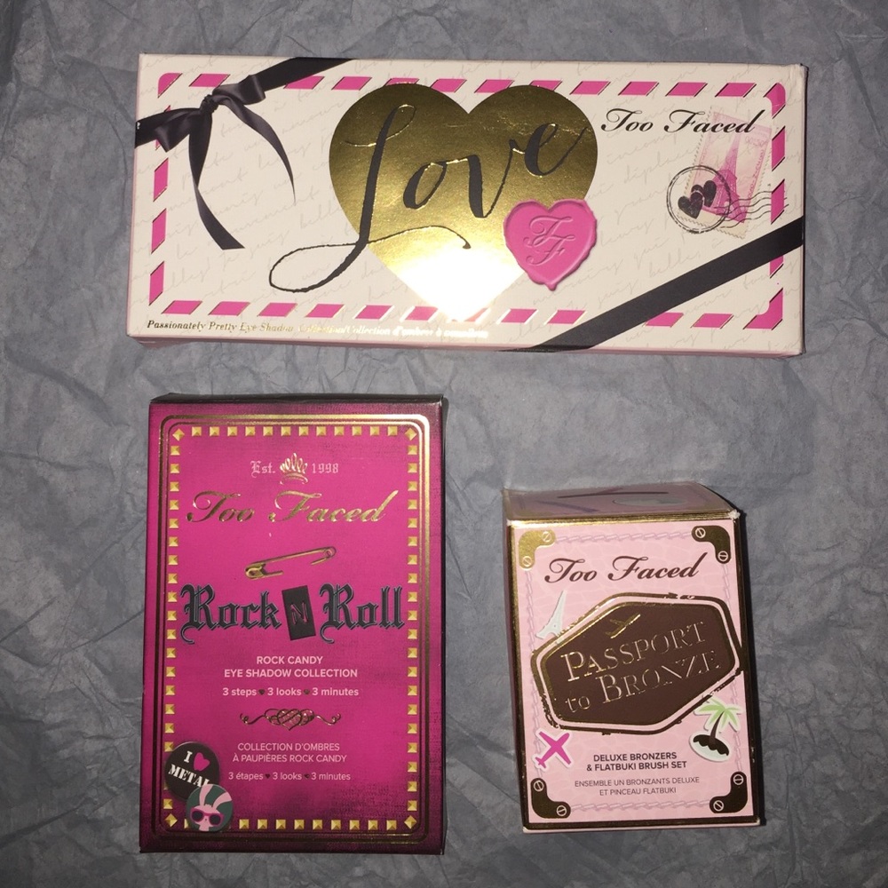Too Faced eyeshadows & bronzer minis