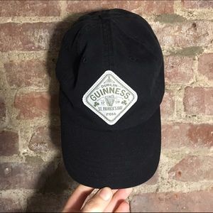 Guinness black baseball cap hat
