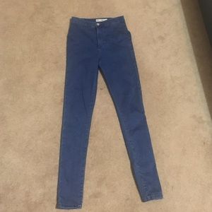Topshop Light Wash Moto Joni Jean