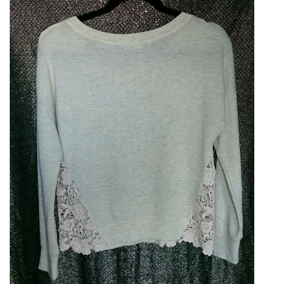 American Rag
Crochet Knit Panel Sweatshirt, Small - Picture 3 of 4