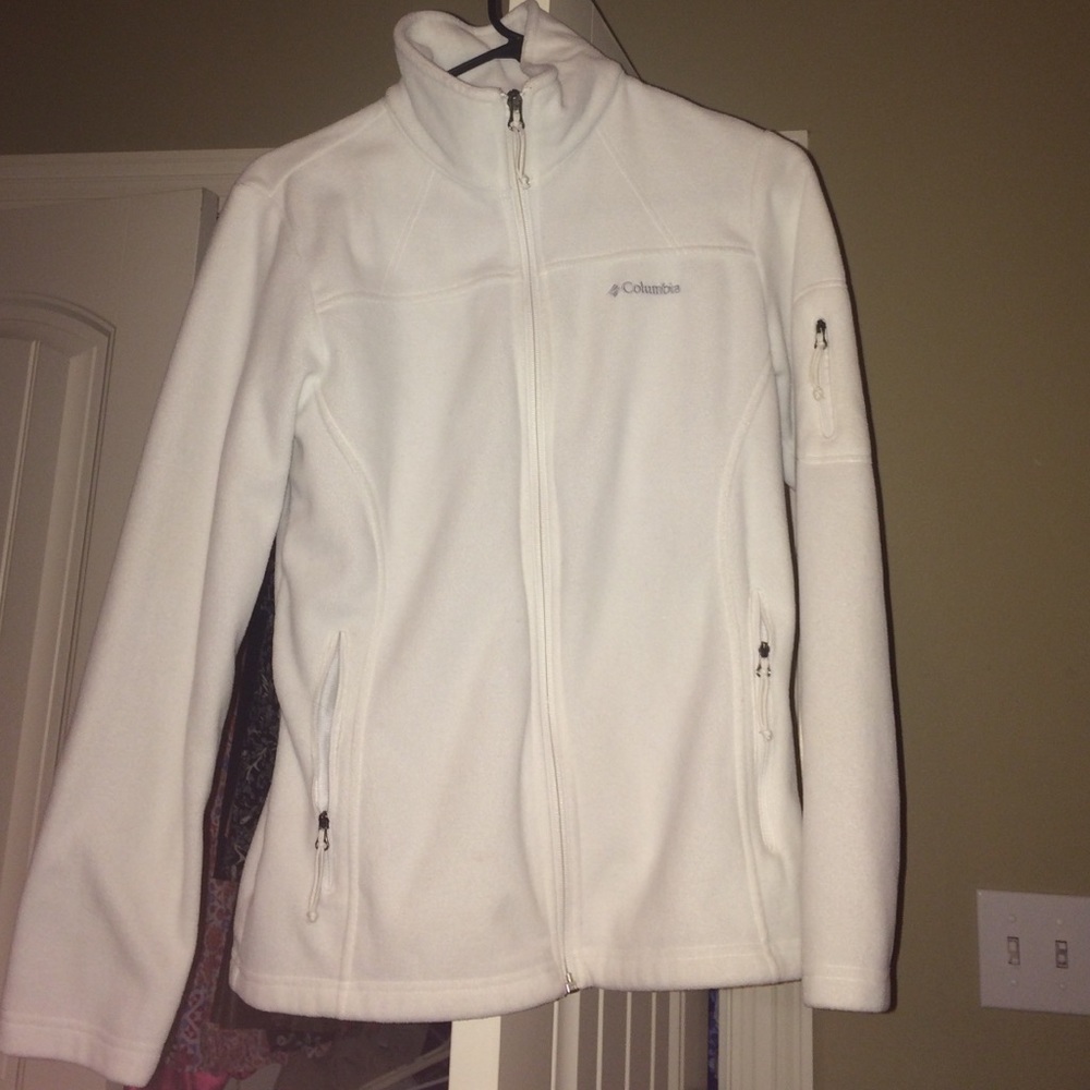 Columbia white jacket