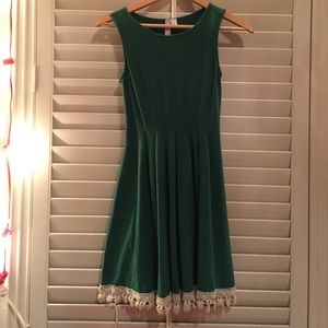 Emerald Green Dress