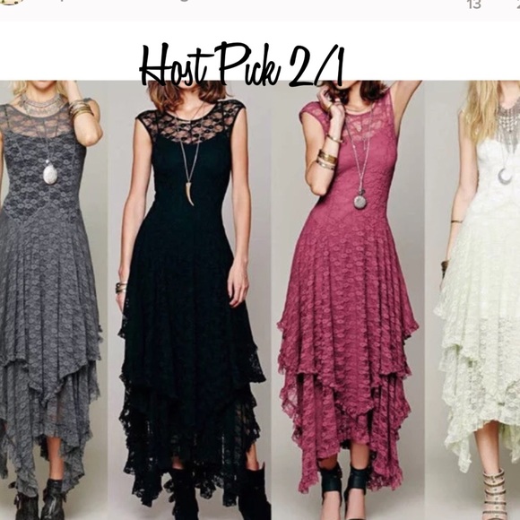 💕Boho Gypsy Lace Dress💕Sale Price Firm - Picture 2 of 8