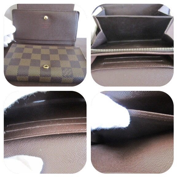 SOLD Authentic Louis Vuitton Wallet Damier Ebene - Picture 2 of 4