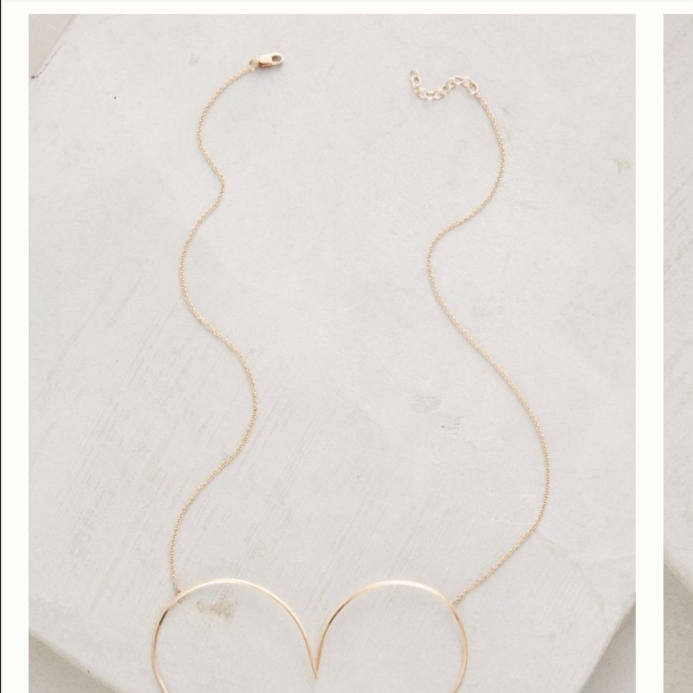 Anthropologie Gilded Gold plated Heart ❤ - Picture 3 of 4