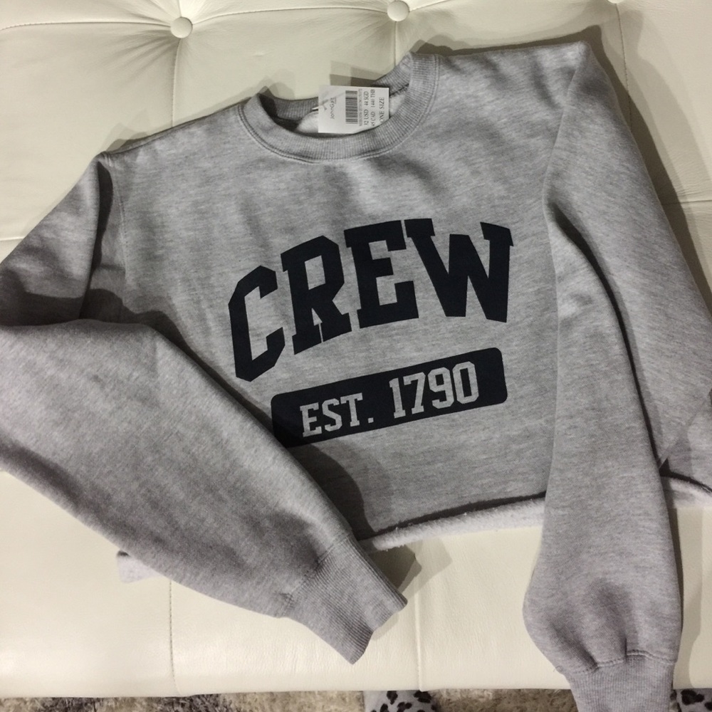 Brandy Melville J Gault cropped sweatshirt