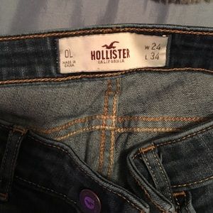 Jeans Holister 0L w 24 l34 distressed