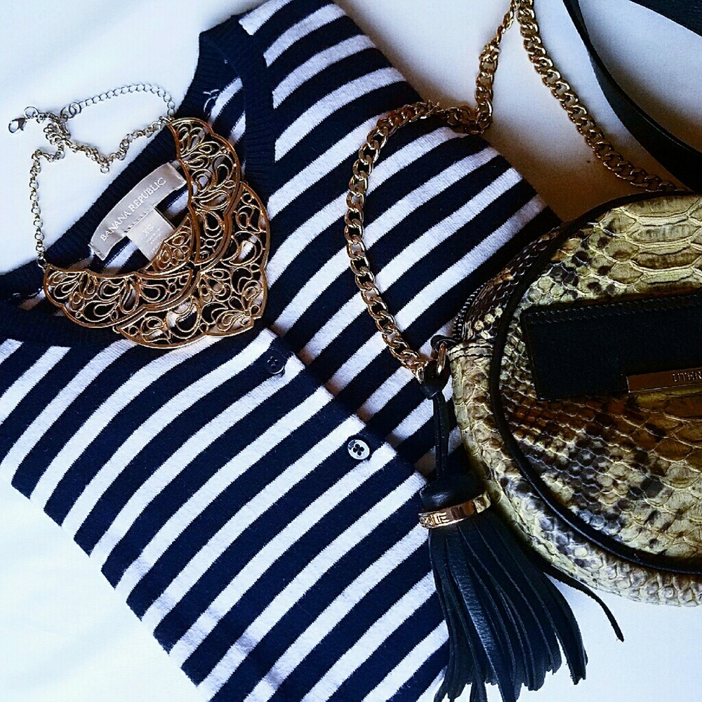 🚨SALE🚨  Banana Republic stripe cardigan