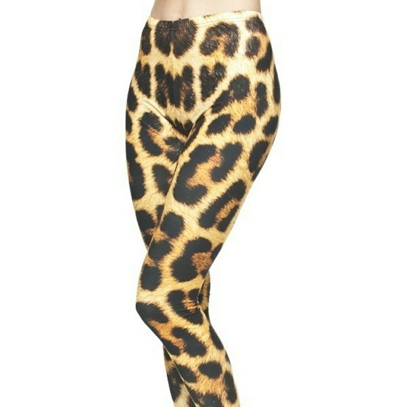 Leggings Leopard Print One Size Buttery & Soft! - Picture 2 of 7