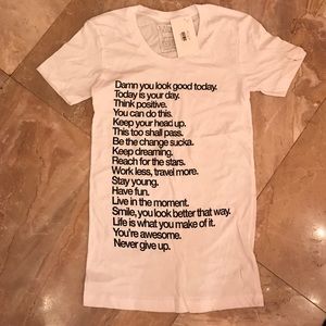 Positives tee shirt