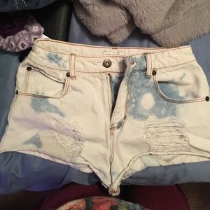 High waist shorts
