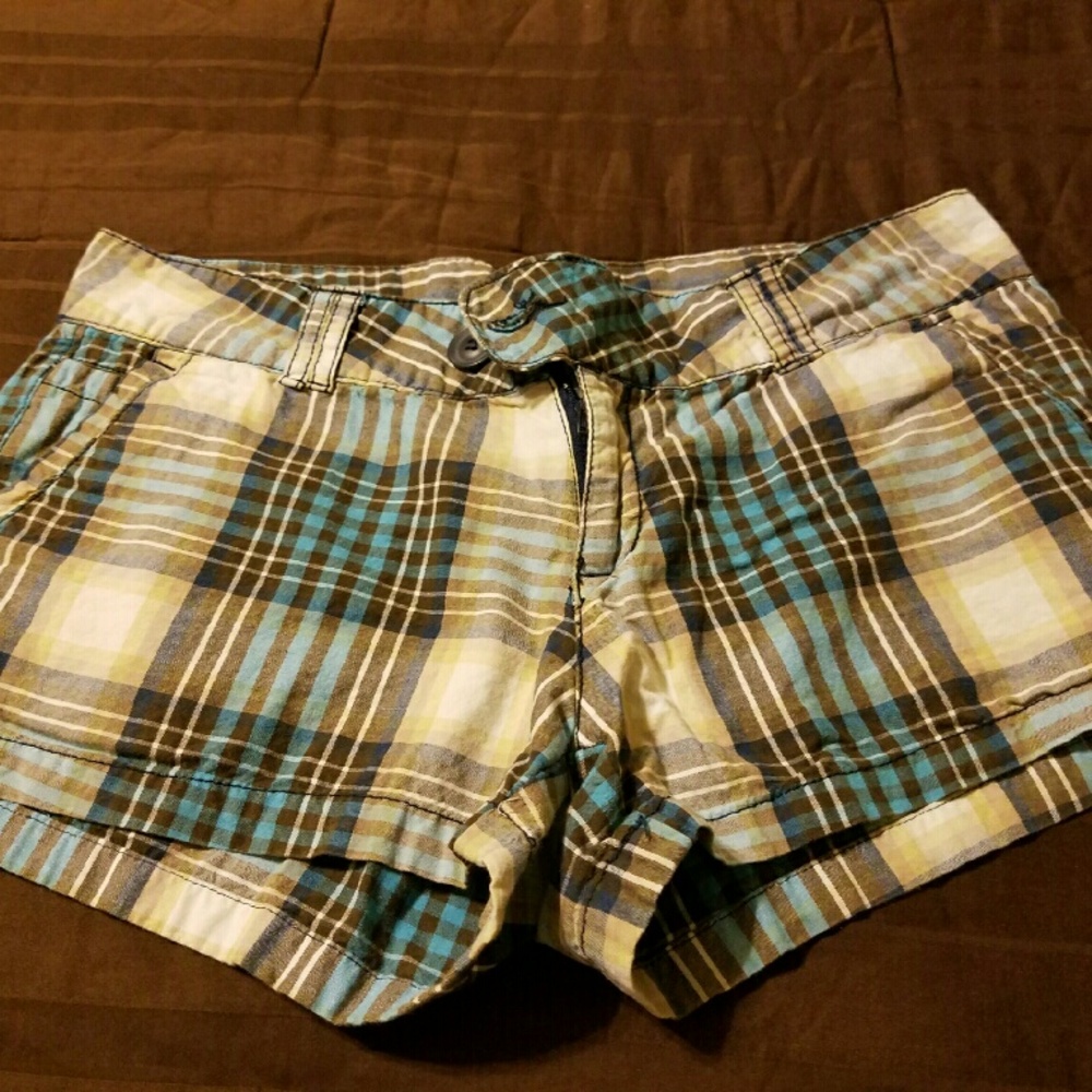 Plaid shorts