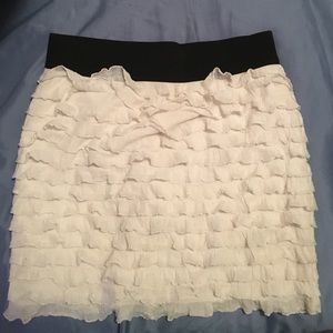 White skirt