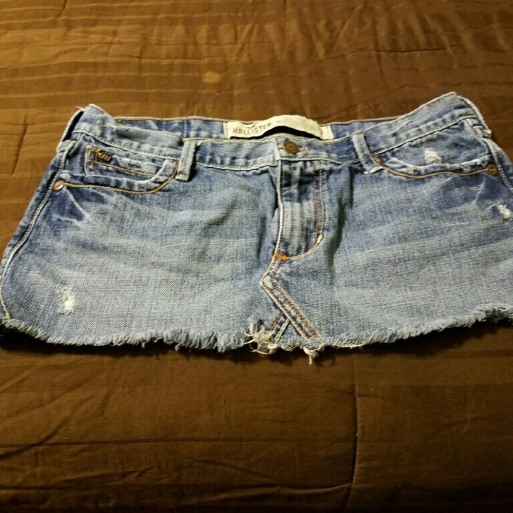 Hollister jeans skirt