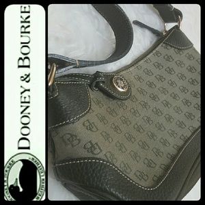 Dooney & Bourke Leather Canvas Purse