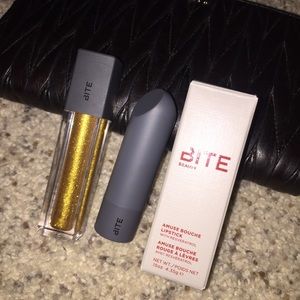 Bite Bundle - Taro Lipstick and Gold Gloss