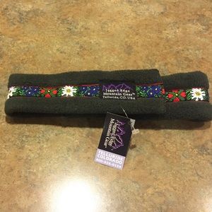 Jagged Edge Fleece Headband NWT Olive Green