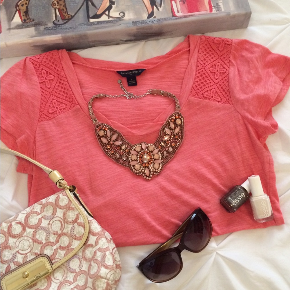 Banana Republic Pink Shirt