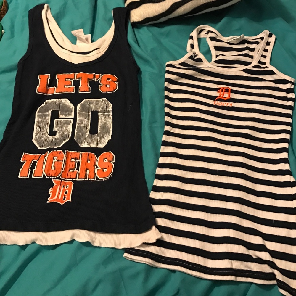 MLB Tigers tank top bundle M/L genuine merchandise