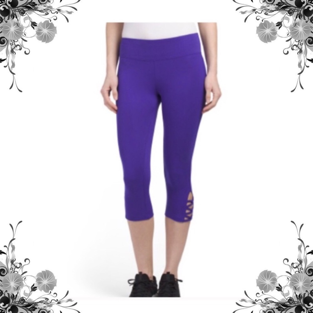 {Marika Balance Collection} Strappy Workout Capri - Picture 3 of 4