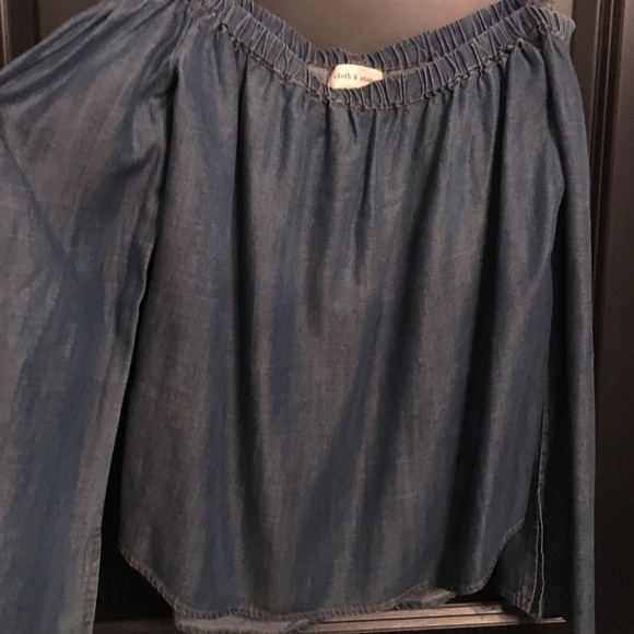 Cloth and Stone Tops - Cloth and stone denim top- NWOT