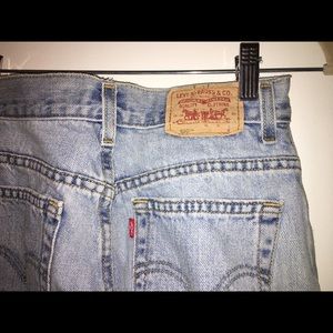 Levi light wash jeans