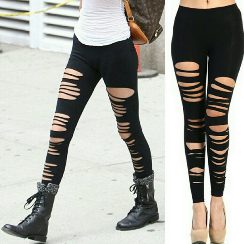 Destroyed Distressed Leggings