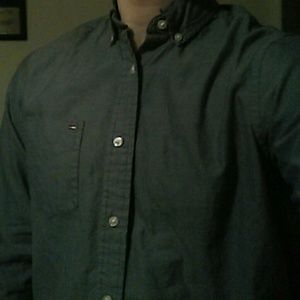 Chardiff grey button down shirt from Tommy Hilfige