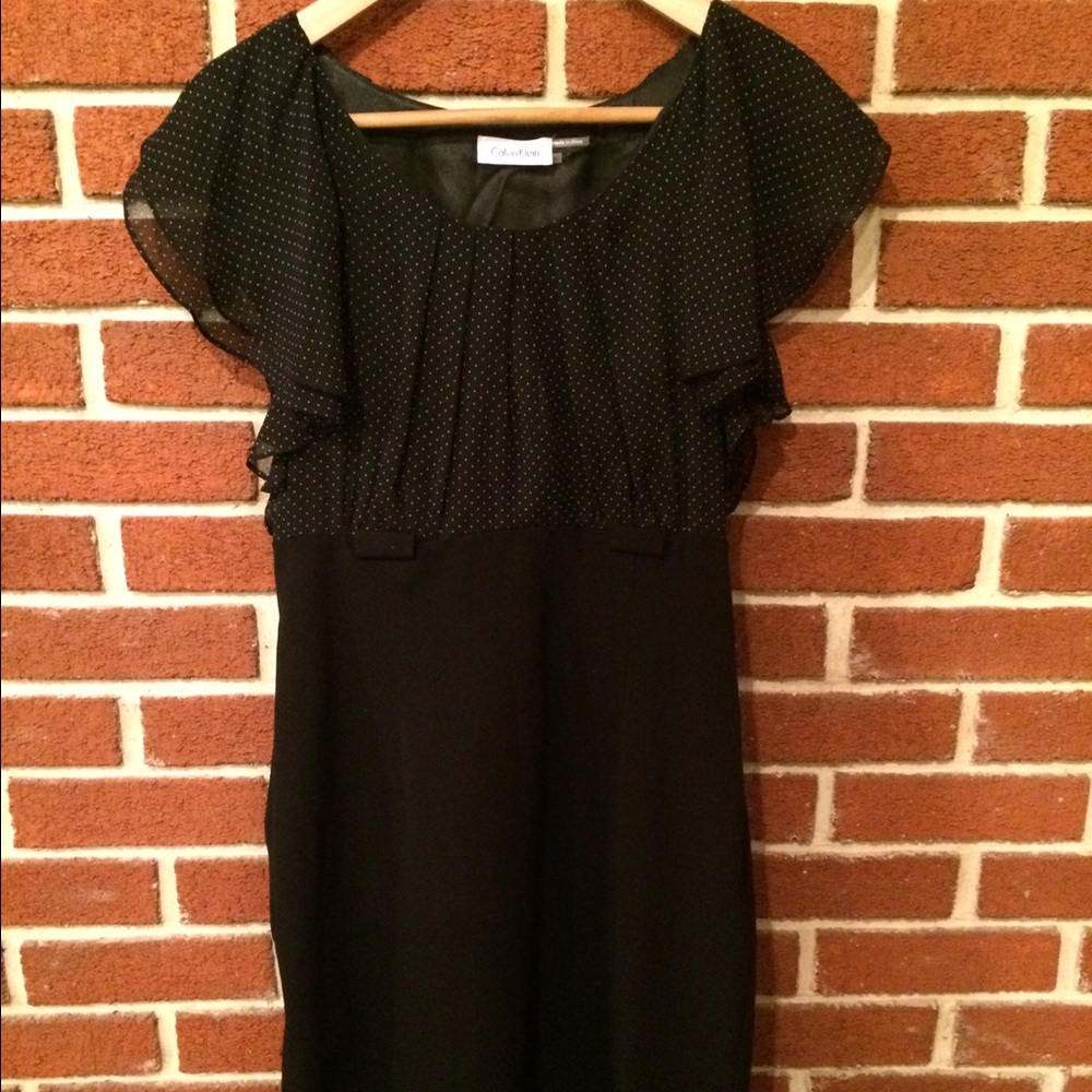 Calvin Klein Black Pencil Skirt Dress
