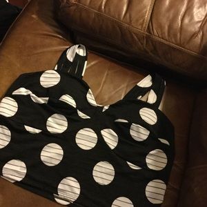 Polka-dot croptop